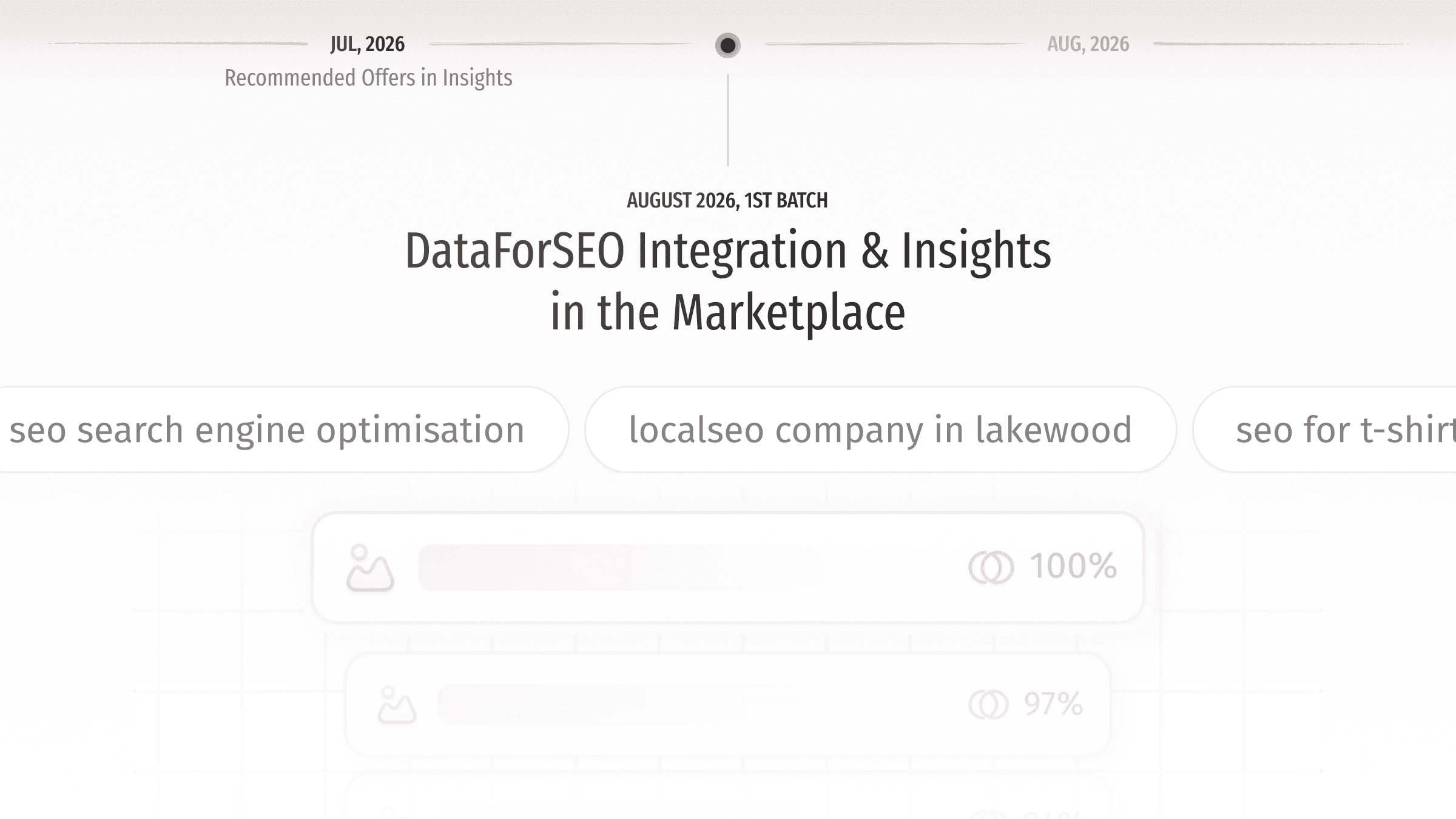 August, 2026. 1st Batch.